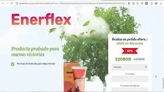 Enerflex (Bolivia) - helps relieve pain and muscle stiffness due to minor injuries