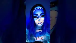 Grumpy care Bear makeup #shorts