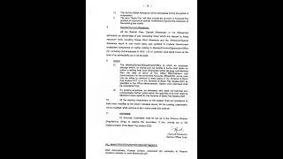 Notification of Finance Division regarding Payscales Revision 2022 and Allowance