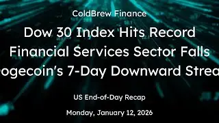 Stock Market Monday: Recap of US Stocks, Crypto, FX, Commodities for Mon, Jan 12, 2026