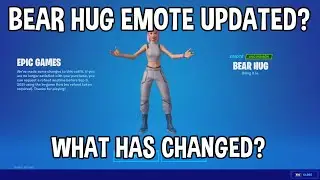 The Bear Hug Emote was updated? + FREE REFUND (Fortnite: Battle Royale)