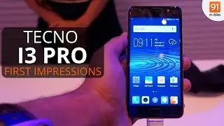 Tecno i3 Pro: First Look | Hands on | Launch