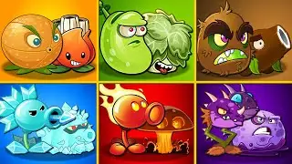 Team RANDOM Plants Max Level Power-Up! in Plants vs Zombies 2