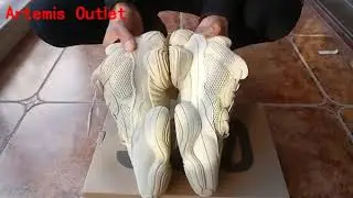 UA Adidas Yeezy 500 Salt Unboxing Review -- Artemis Outlet