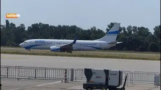 Flugverkehr am Flughafen Karlsruhe/Baden-Baden mit u.a Enter Air