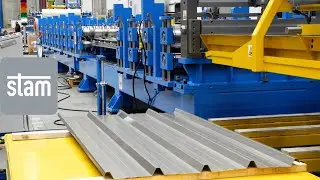 ROLLFORMING LINE FOR TRAPEZOIDAL AND CORRUGATED PROFILES