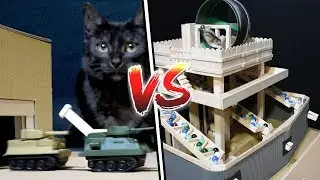 CAT TANK ARMY vs HAMSTER CASTLE