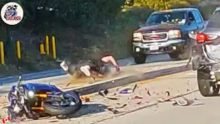 490 Shocking Motorcycle Crashes Of Biker Caught On Camera | Best Of 2025.