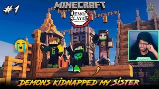Demons Kidnapped My Sister 😭 | Minecraft Demon Slayer | Ep: 1 | in Telugu | Maddy Telugu Gamer