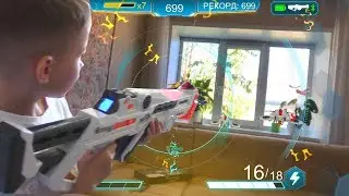 Nerf Laser Ops Pro Deltaburst/ we shoot at spaceships/ Лазерный бластер НЕРФ
