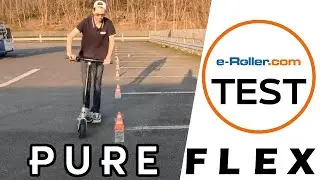 Pure Flex E Scooter im Test - Kurventest mit zwei Trittbrettern?