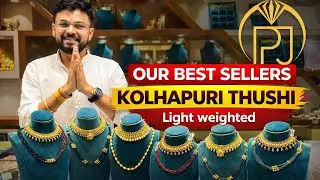 HEAVY NECKLACES UNDER 10G (KOLHAPURI THUSHI) 😍😍|| PUKHRAJ JEWELLERS 