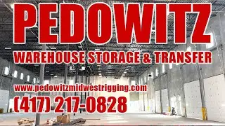 Pedowitz Midwest Rigging Warehouse Storage Transfer Fort Wayne Indiana Kalamazoo Michigan Toledo OH