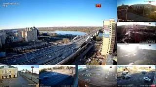 24/7 • multichannel camera, Omsk, Russia, Siberia • Россия, г. Омск, многоканальная камера