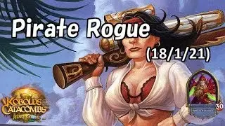 [Hearthstone] Pirate Rogue No Commentary (2018/1/21)