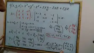 FORMA QUADRATICA ; CARATTERE DI DEFINIZIONE , FORMA CANONICA , BASE ORTONORMALE - Vladimir Kosturi
