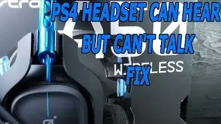 ps4 mic not working but i can hear (fix)
