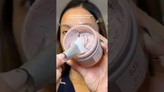This VIRAL red bean clay mask clears away sebum and refreshes pores 🫘✨#skincareroutine