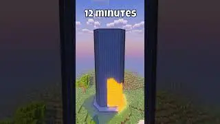 Minecraft Tower at Different Times?🤔 #shorts