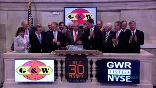 Genesee & Wyoming Celebrates 10 Years of Trading on the NYSE