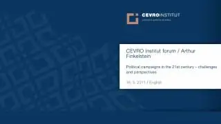FINKELSTEIN CEVRO Institut Forum   Arthur Finkelstein   English
