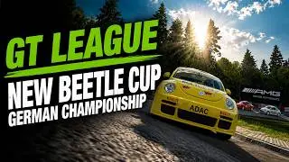 AC, Gran Turismo on PC. GT League. New Beetle Cup car, German Championship From last to first