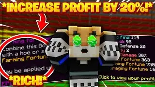 Super Easy Way to Increase Farming Profits!! -- Hypixel Skyblock