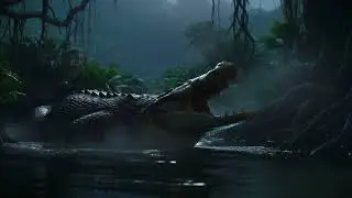 🔥 Alligator Breathing Fire | Epic Jurassic-Style Animal Short 🦖