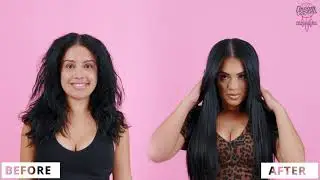 Creative Hybrid Hair Extensions Installation by DreamCatchers Head Educator Dorothy