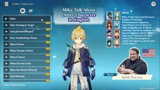 Mika Talks About Other Characters in English by Robb Moreira (Eng Sub) Friendship lvl 10