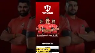 Vision11 new fantasy app in india| Best Fantasy app with 100 rs bonus use |Best Fantasy app in india