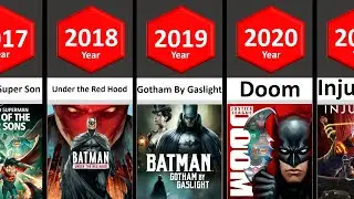 Evolution of DC Animated Movies 2023 | STATS #comparison #comparisonvideo
