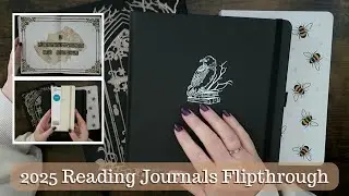 Flipping through my 2025 Reading Journals