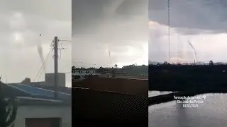 Ciclo de Vida do Tornado em S&atilde;o Jos&eacute; dos Pinhais/PR