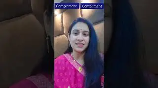 Difference between complement and compliment #confusingwords