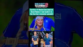Сью из 47-го сезона Survivor участвует во втором сезоне Beast Games и дошла до кроссовера Survivo...