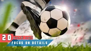 Focus on details of foot for Ball mastery Soccer / Football