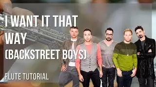 How to play I Want It That Way by Backstreet Boys on Flute (Tutorial)