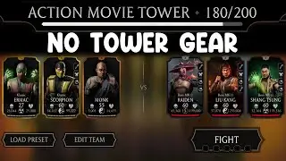How to Beat Match 180 Action Movie Fatal Tower using Klassic Scorpion. MK Mobile