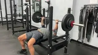 5/3/1 Bench Day Top Set 307.5x5, Joker Set 350x1