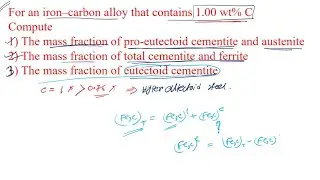 How to calculate wt% of pro-eutectoid cementite, eutectoid cementite, total cementite ??