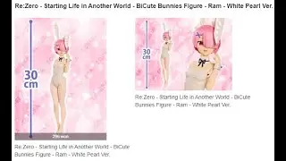Toreba - Re Zero - BiCute Bunnies Figure - Ram - White Pearl Ver