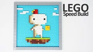 LEGO FEZ Pixel Art SPEED BUILD (MOC)