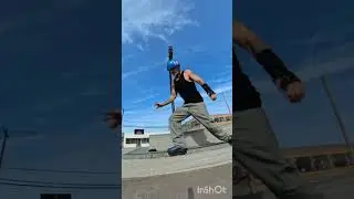 KG and True Mizu #practice #rollerblading #grinding #skate