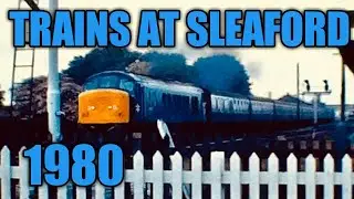 Trains at Sleaford - 1980