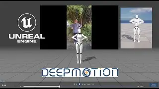 Deepmotion motion capture Demo in UE5