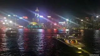 Symphony of Lights Show at Victoria Harbor, Hongkong