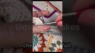 Как связать крючком симпатичную кайму #урокповязаниюкрючком