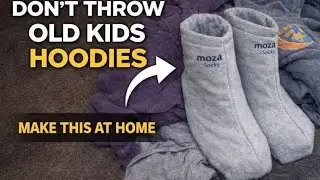 Don't Throw Old kids #Hoodies #unique idea #moza socks# catting stitching tips selai tutorial#