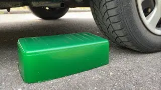 Crushing Crunchy & Soft Things by Car! - Jelly, Ice Cream, Skittles